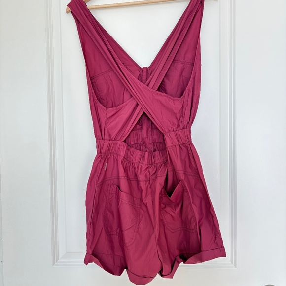 Free People Noiseless Back On Trek Shortsie Pink Size XS - Picture 9 of 15